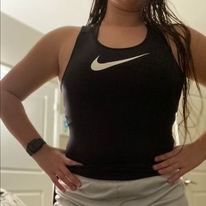 Black Nike Pro Tank